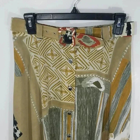 {Portfolio Australia & Kathy Che} SET: Vintage Safari Travel Skirt & Top - Picture 12 of 16